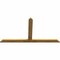 Ekena Millwork Portland Rough Sawn Timber Gable Bracket, Western Red Cedar, 96"W x 52"H x 2"D x 6"F, 13/12 Pitch GBW096X52X0206POR00RWR - alternate 3